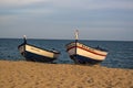 Calella is a resort town on the Spanish coast an hour away by train from Barcelona Royalty Free Stock Photo