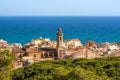 Calella is a resort town on the Spanish coast an hour away by train from Barcelona Royalty Free Stock Photo