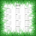 Calendar 2010 Royalty Free Stock Photo