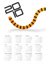 Calendar 2010 Tiger tail