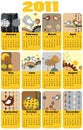 Calendar for 2011 Royalty Free Stock Photo