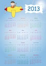 Calendar 2013 Royalty Free Stock Photo