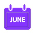 June month calendar icon