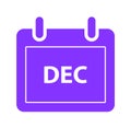 December month calendar icon