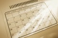 Calendar Royalty Free Stock Photo