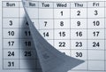 Calendar Royalty Free Stock Photo