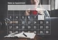 Calendar Agenda Appointment Deadline Meeting Concept Royalty Free Stock Photo