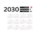 Calendar 2030 Arabic language with Bahrain public holidays.