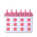 Calendar assignment icon. Planning concept.