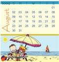 Calendar - August 2009