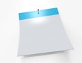 Calendar blank 3D icon