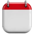 Calendar blank icon Royalty Free Stock Photo