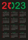 Calendar for 2023