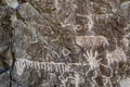 Calendar, Circles, Hands Petroglyphs