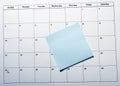 Calendar closeup Royalty Free Stock Photo