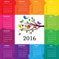 Calendar 2016