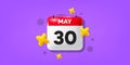 Calendar date 3d icon. Month event schedule date. Meeting appointment calendar, time planner reminder banner. Vector