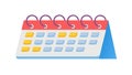 Calendar Dates Icon for Scheduling and Event Planning, vector design Generative AI Royalty Free Stock Photo