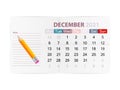 Calendar December 2021