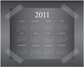 Calendar Design 2011 Royalty Free Stock Photo