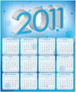 Calendar design 2011 Royalty Free Stock Photo