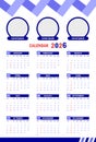 Calendar design template 2026 vector. Calendar 2026 Template vector. Editable Calendar Design 2026 Royalty Free Stock Photo