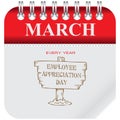 Calendar Employee Appreciation Day