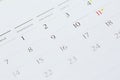Calendar. empty copy space for text. concept for busy timeline organize schedule