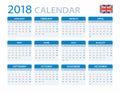 Calendar 2018 - English Version