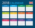 Calendar 2018 - English Version