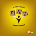 FND Awareness Day Royalty Free Stock Photo
