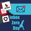 Inbox Zero Day Royalty Free Stock Photo