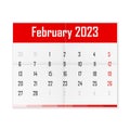 Calendar February 2023