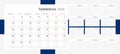 Calendar 2024 in Finnish Language. Wall calendar for 2024 in classic minimalist style. Week starts on Monday. Set of 12 months.