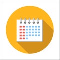 Calendar flat icon