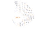 Calendar grid 2018