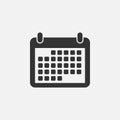 Calendar icon, date, agenda, month