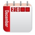 Square calendar icon with rounded corners.