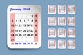 Calendar for January 2016