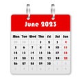 Calendar June 2023