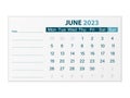 Calendar June 2023