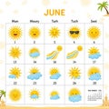 The calendar layout includes an additional small snippet of September Royalty Free Stock Photo