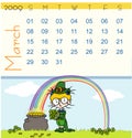 Calendar - march 2009