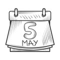 Calendar mexican may five