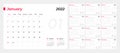 Calendar 2022, 12 month in clean minimal table simple style. Calendar 2022 template. Calendar planning week