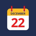 Calendar 22nd of December