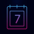 The calendar nolan icon. Simple thin line, outline vector of web icons for ui and ux, website or mobile application