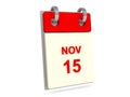 Calendar november 15