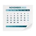 Calendar November 2023