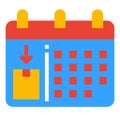 Calendar Online Icon Vector Illustration Royalty Free Stock Photo